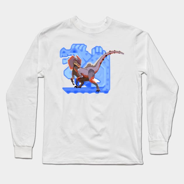 Monster Hunter - Great Jaggi Long Sleeve T-Shirt by Missajrolls